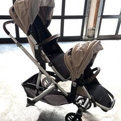 StrUPPAbaby Vista. STROLLER AND CARRIER ONLY. RUMBLE SEAT SOLD SEPARATELY. V2 Stroller/Convertible Single-to-Double System/Bassinet, Toddler Seat, Bug