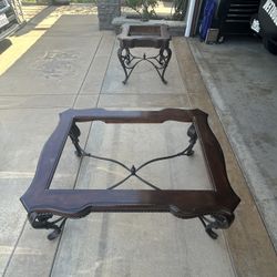 Large Solidly Built Coffee And End Tables