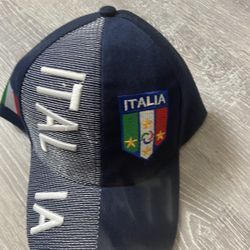 Dark Blue Italia Hat see pictures for details and feel free to ask questions and to offer
