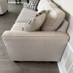 White Couch And Loveseat