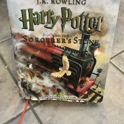 Harry Potter and the Sorcerer's Stone: The Illustrated Edition Hardcover Book 1