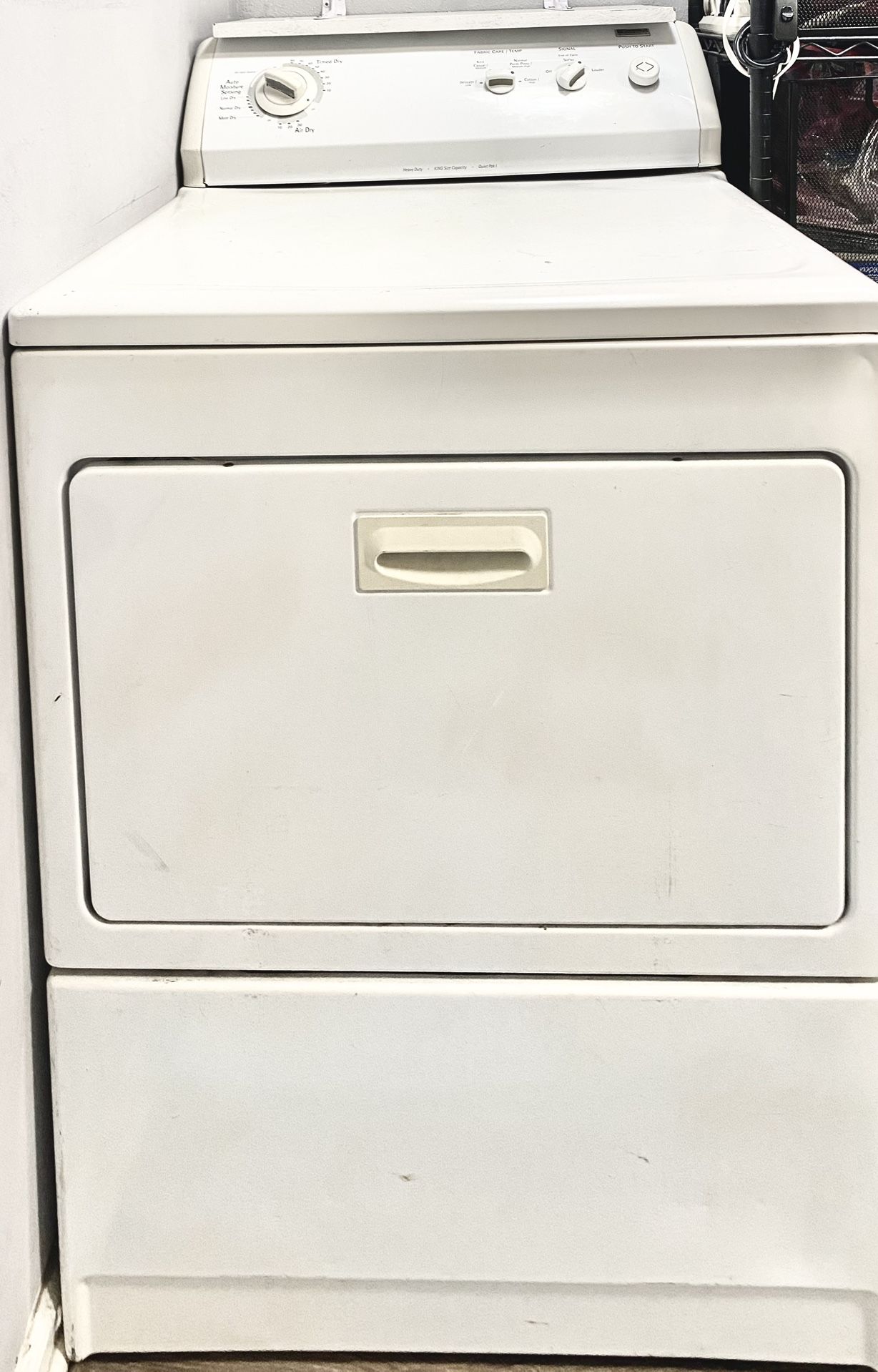 KENMORE ELECTRIC CLOTHES DRYER MODEL NUMBER 110.(contact info removed)0