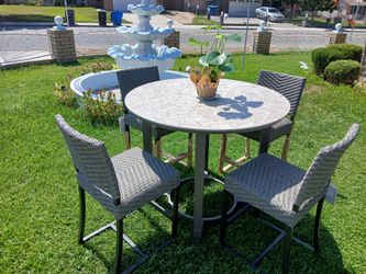 New patio table set