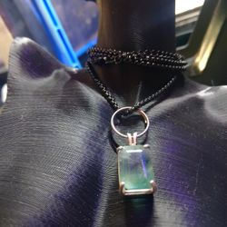 Blue Fluorite Pendant