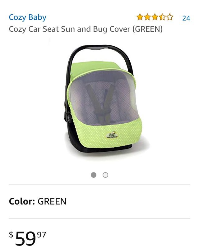 Canopy Car Seat Cover Ca: Pink