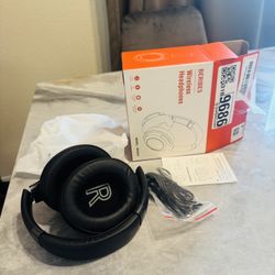 BERIBES Bluetooth Headphones Over Ear, 65H Playtime and 6 EQ Music Modes Wireless Headphones with Microphone, HiFi Stereo Foldable Lightweight Headset