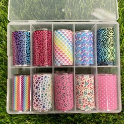 Nail Foils Set Design Nail Art 