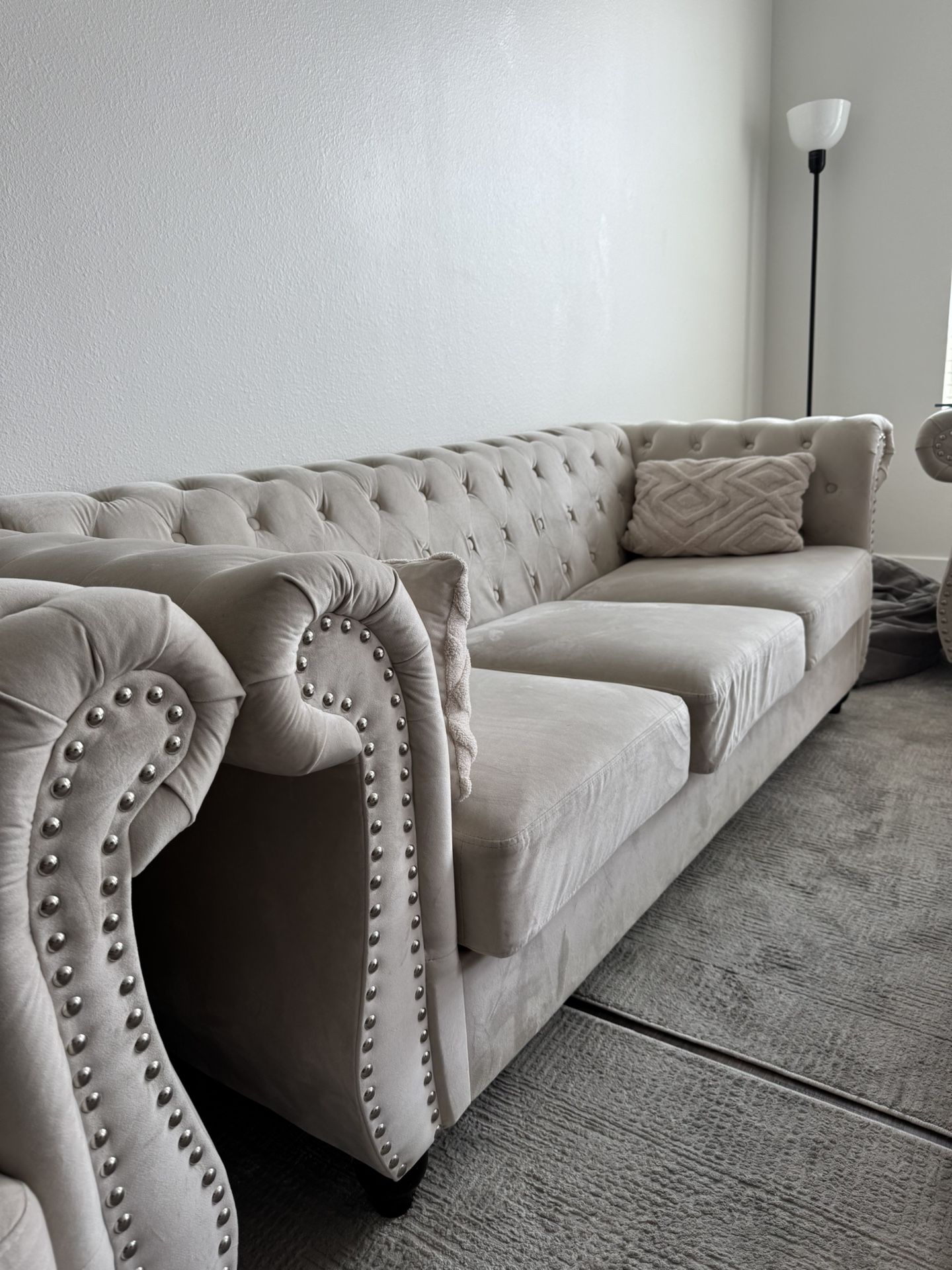 armchair and sofa