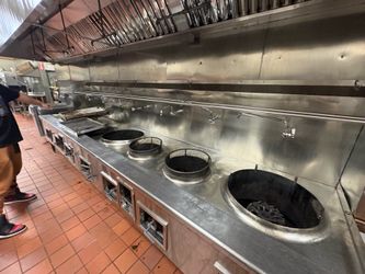 171” commercial Wok Gas Grill Range