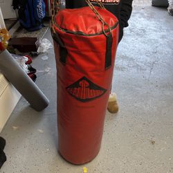 Martial Arts Punching Bag. 