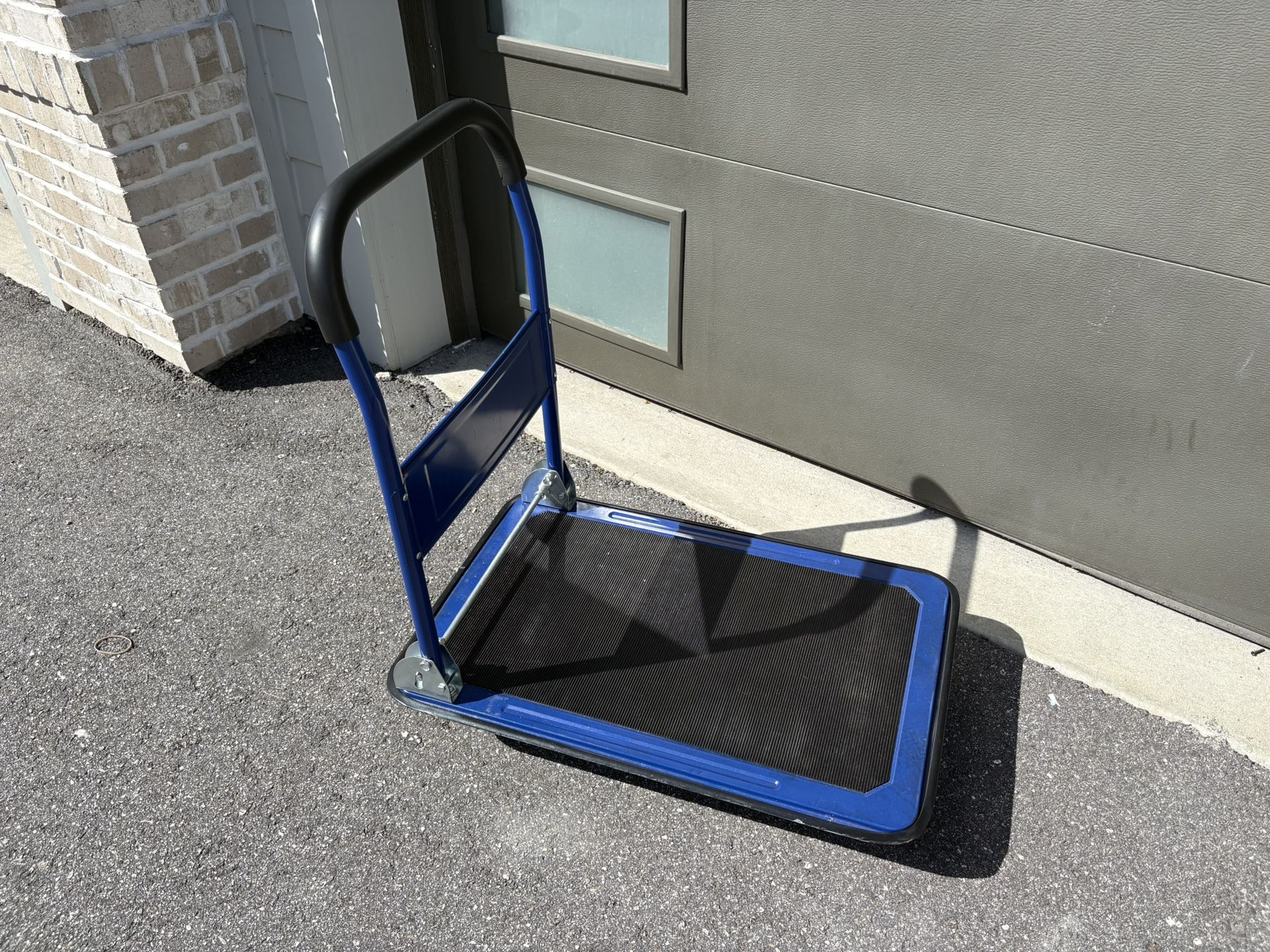 $50 for (1) Push Dolly Cart 440 lbs, Foldable Platform Truck Cart, Flatbed cart with 360 Degree Swivel Wheels