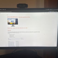 Lenovo L27q-30 27-inch QHD Monitor, LCD IPS, LED Backlit, 16:9, FreeSync, 75Hz, 4ms, Narrow Bezels, HDMI, DP, Tilt, VESA Mount