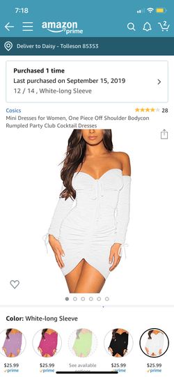 White long sleeve bodycon dress