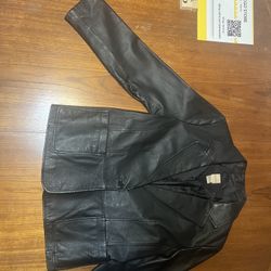 Massini Black Leather Jacket