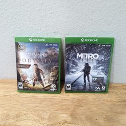 XBOX ONE Games Metro Exodus & Assassin's Greed Odyssey 