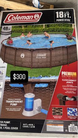 Coleman 18ft x 48” pool