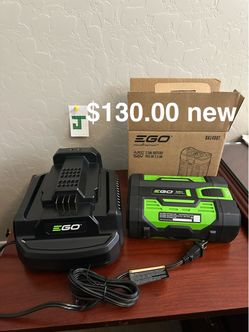 Ego battery and charger $130.00 new