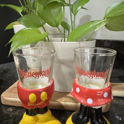 Disneyland Mickey & Minnie Shot Glasses (Pair)