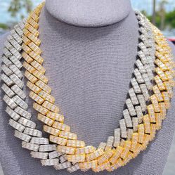 19mm 2 Row Cuban Chain 