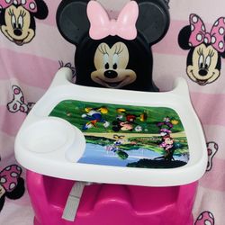 💕🐭🖤 Disney Minnie Mouse Girls' Mealtime Seat - pink/multi, one size💕🖤🐭
