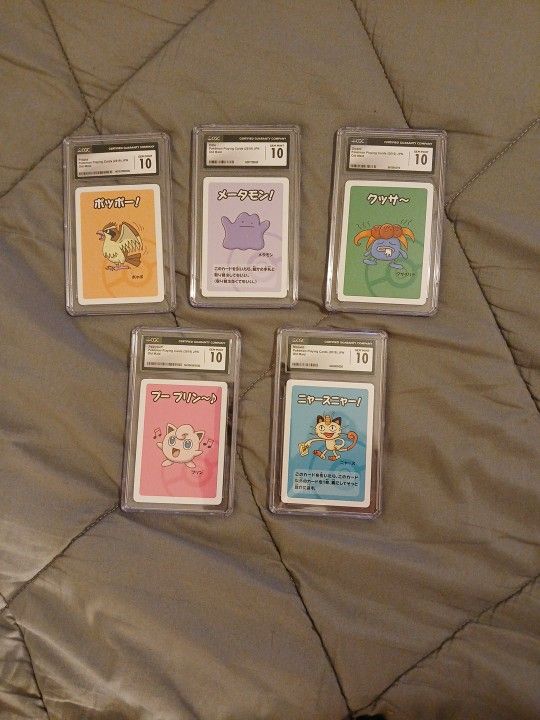 Old Made.
 Pokémon cards created 10.CGC