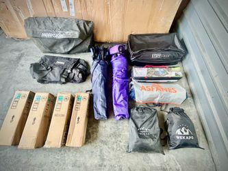 Camping gear bundle set
