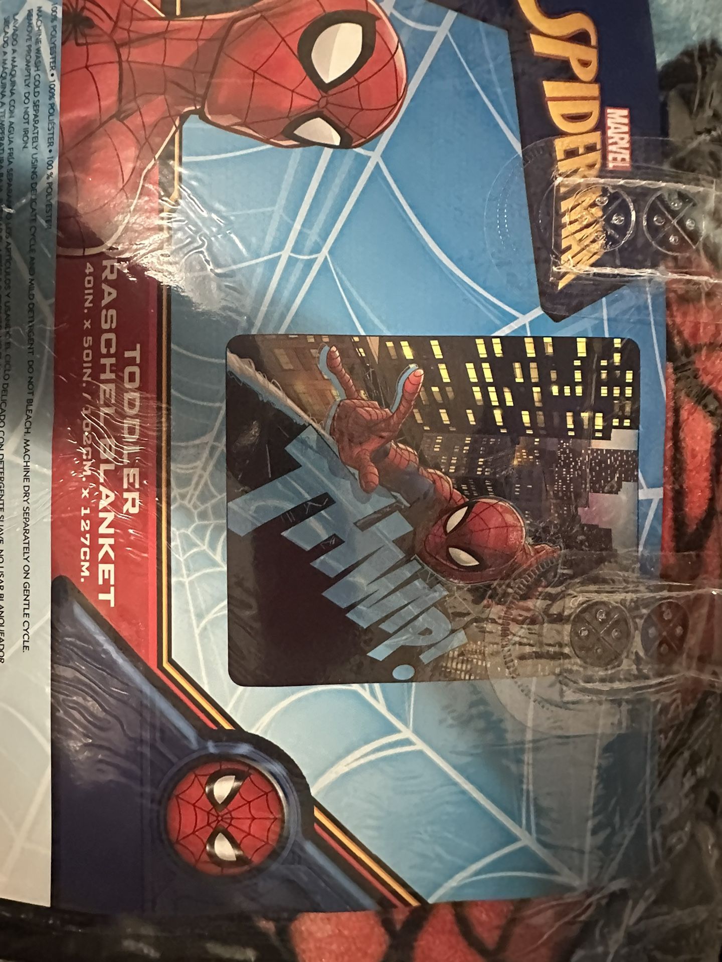 Spider Man Toddler Blanket