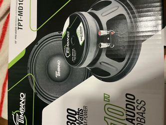 Timpano 10” speakers
