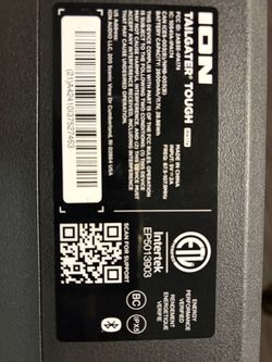 Ion tailgator outdoor speaker...need to fix