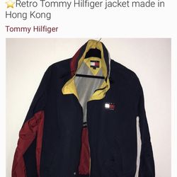 Rare Retro Tommy Hilfiger Jacket 