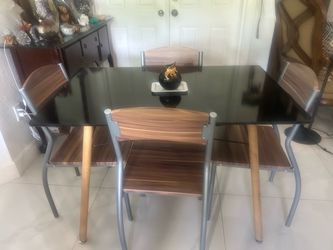 Dining set 4 chair 43x271/2