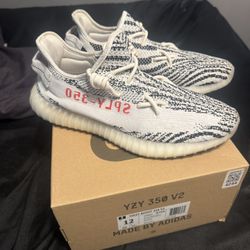 Yeezy Zebra V2 With Box  (GOAT Authentication)