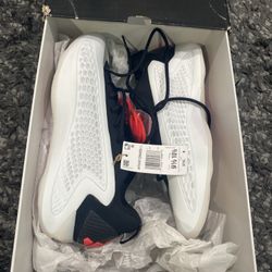 adidas Anthony Edwards 1 Low Size 9.5 White/Black Basketball Sneakers JQ6140