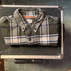 Long Sleeve Timberland Button Shirt Size m