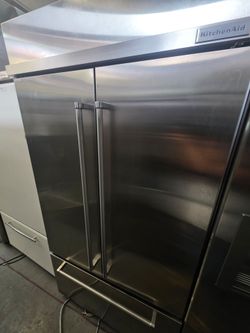 42" KITCHENAID BUILT IN FRENCH DOOR STAINLESS STEEL REFRIGERATOR