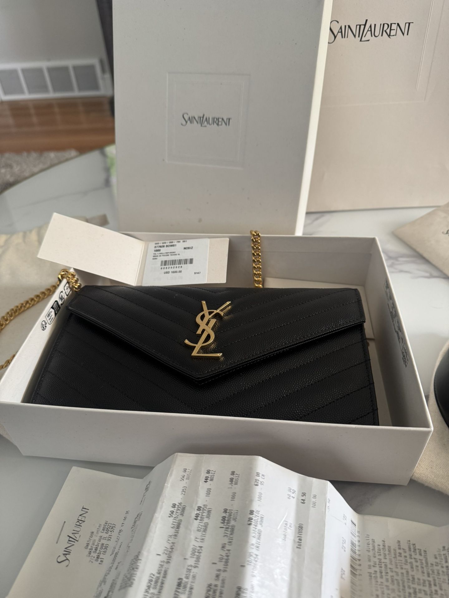 YSL Purse And Belt Set