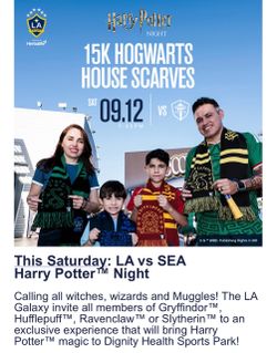 LA GALAXY TICKETS (NO FEES)