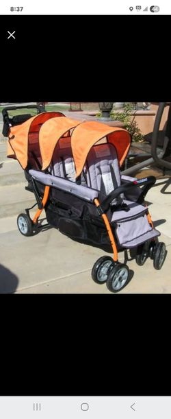 Foundations Triple Stroller Daycare NICE!