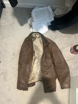 Jos a bank leather jacket