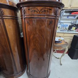 Antique Biedermeir Cabinet Set 