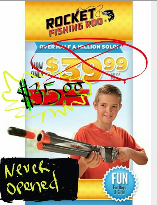 Rocket fishing rod