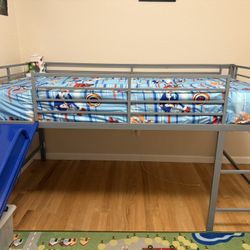 Twin Bunk Bed with Slide