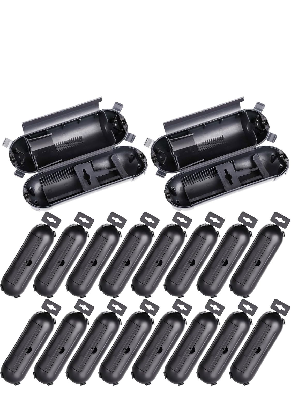 16 Pack Outdoor Extension Cord Safety Cover, IP44 Waterproof,Adjustable Compartment, Safety Housing Case, Electrical Connection Box for Power Tools, H