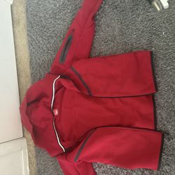Red Nike Tech Jacket
