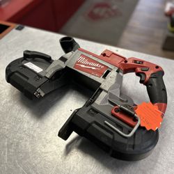 96091 Used Milwaukee M18 Lithium Ion Cordless Brushless Large Band Saw Bare Tool No Blade 581773