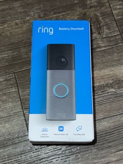 Ring Battery Doorbell (newest model) Retinal 2K with wide-angle video