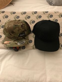 Two SnapBack hats from TAMBA Surf Company KAUAI NEW.