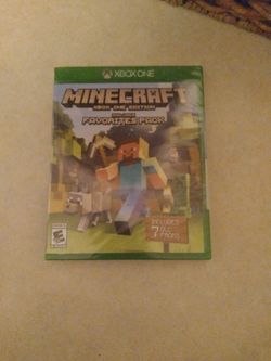 Xbox One Game Minecraft  New Not Open 