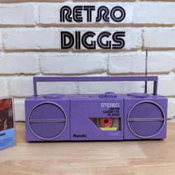 Rare 1986 Randix SCP-880 Mini Cassette Boombox (new belts) 