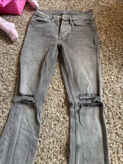 Ksubi Grey Washed Pants